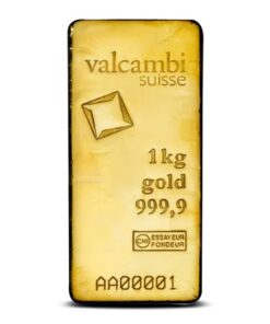 1 Kilo Valcambi Cast Gold Bar (New w Assay)